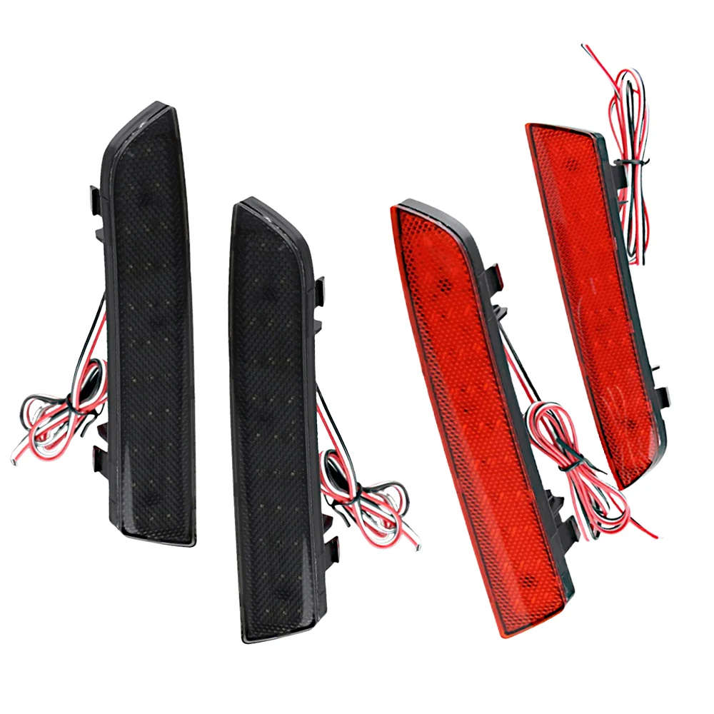 

2pcs A4478260140 Rear Bumper Reflector LED Brake Stop Red Light Red Smoke Red Lens For Mercedes-Benz W447 Vito 2014-2021