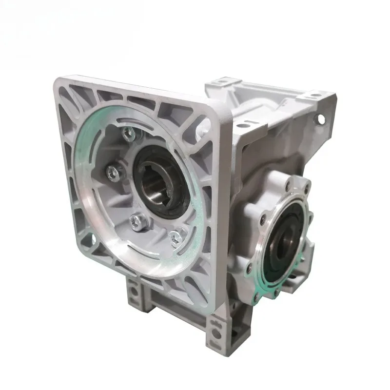 8 Arc-Minute Precision Worm Gear Reducer, Servo Stepper Motor, Vertical Flange, Low Clearance, Turbine Vortex