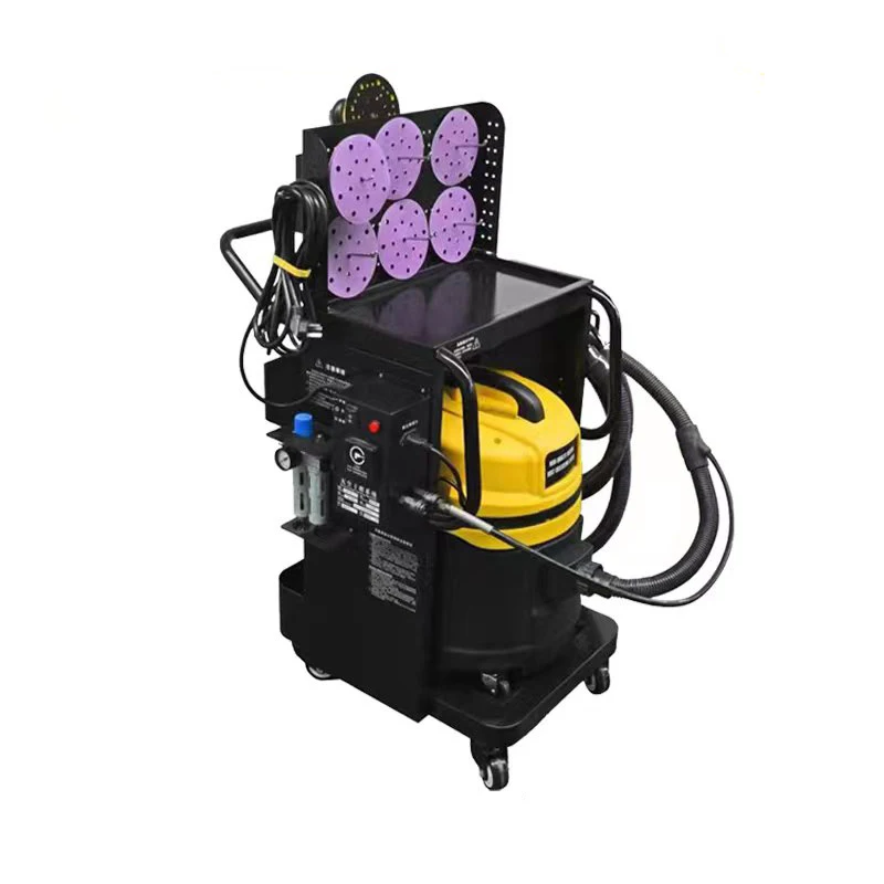 Pneumatic Dust Free Sander Machine Vacuum Dry Sanding Grinding Dust Extraction System