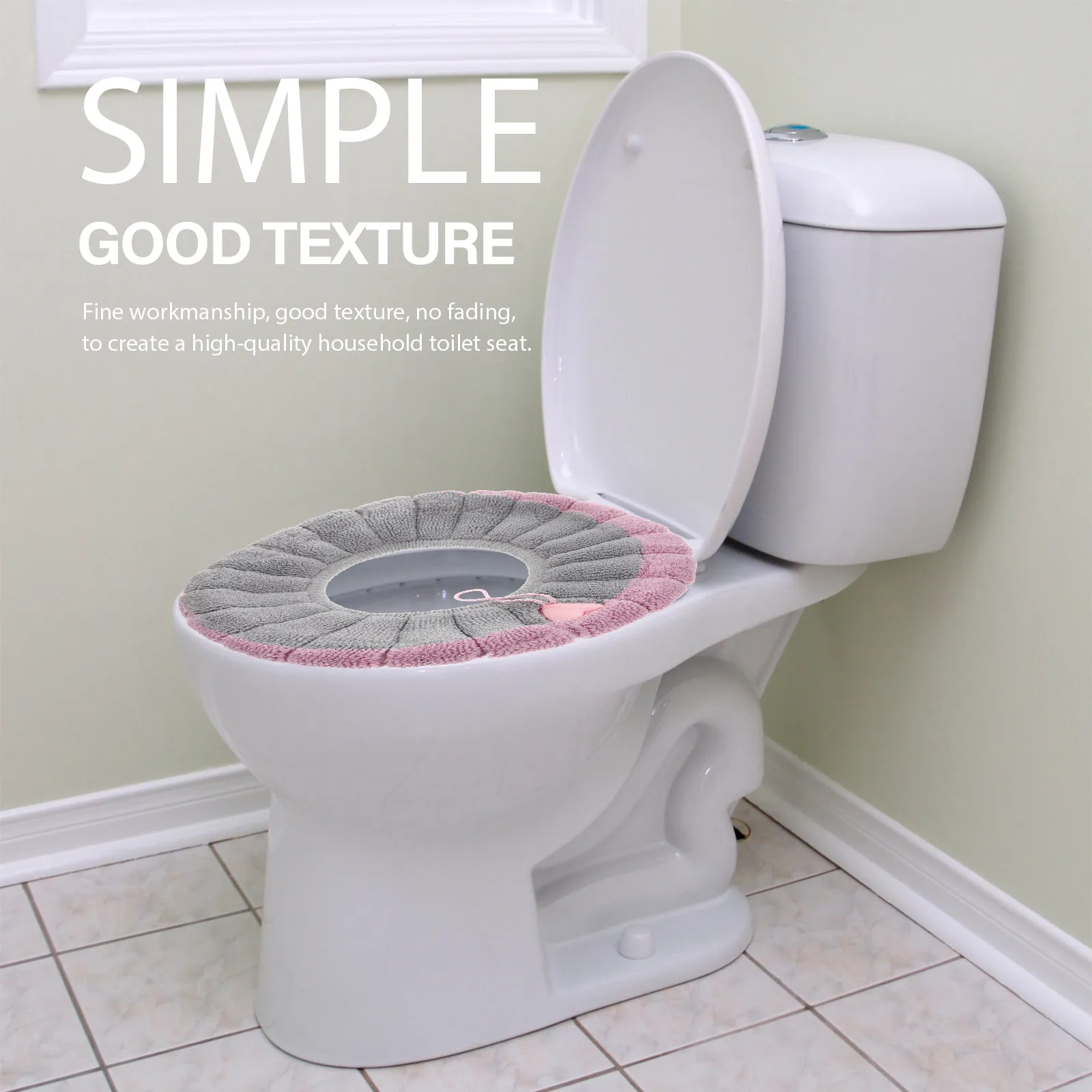 

3Pcs Universal Toilet Seat Covers High Quality Lightweight Foldable Household Toilet Cushions Waterproof Reusable Bathroom