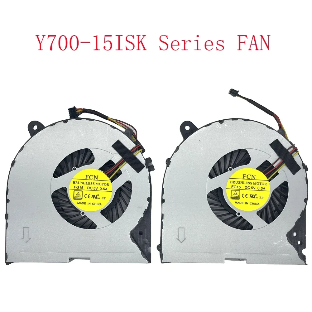 Replacement Laptop CPU + GPU Cooling Fan for Lenovo IdeaPad Y700-15ISK Y700-15ACZ Y700-15ISK-IFI Y700-15ISK-ISE Series