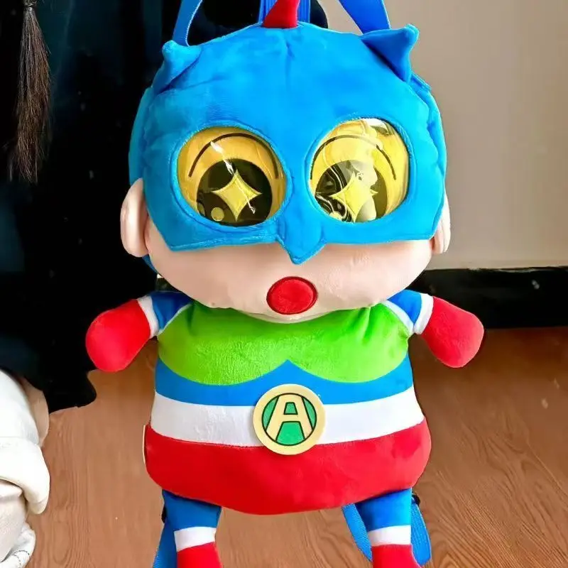 MINISO карандаш Шин Чан динамический Супермен милый рюкзак дорожный мультяшный кукольный рюкзак студенческий школьный рюкзак детский подарок на день рождения