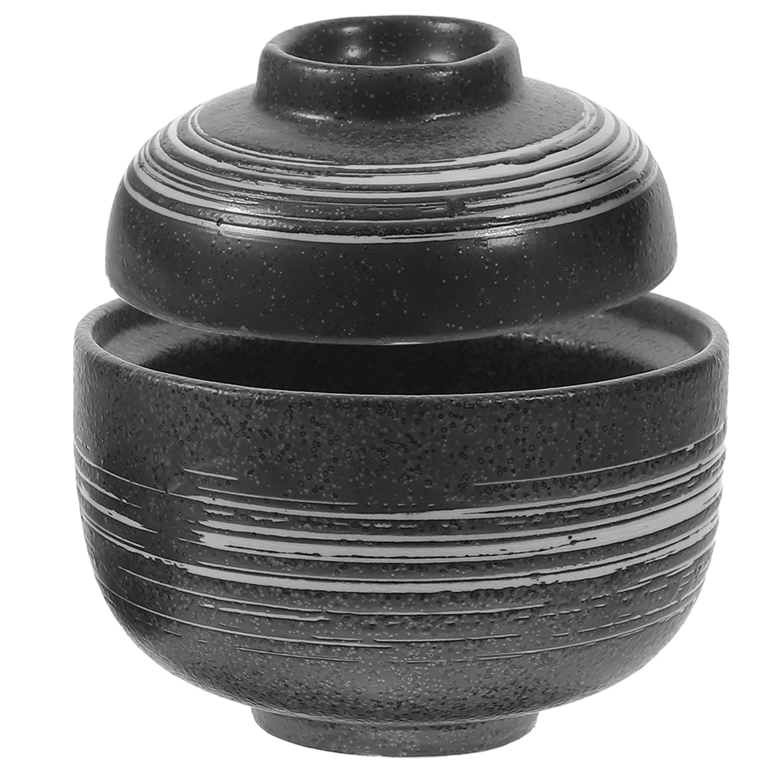 

Japanese Style Soup Bowl with Lid Creative Ceramic Ramen Bowl Microwave Safe for Noodle Soup Stew Household Kitchen Use