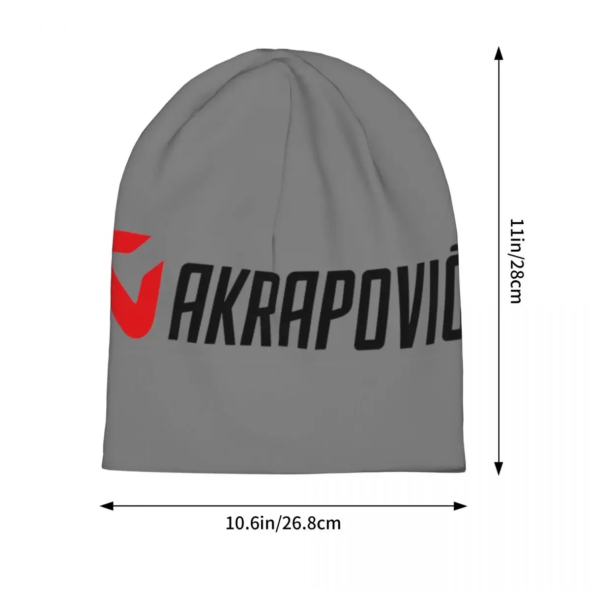 Akrapovics Logo AKS Motorcycle Exhaust Warm Knitted Cap Fashion Bonnet Hat Autumn Winter Outdoor Beanies Hats for Unisex Adult