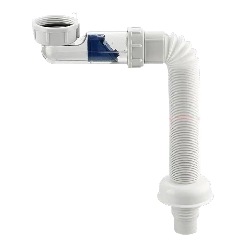 

Flexible Siphon Drain Hose for Kitchen and Bathroom Odour Prevention Design Compatible with Standard Pipes 40 50mm