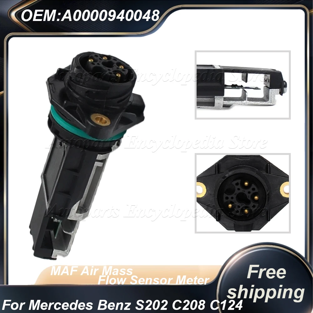 

Датчик массового расхода воздуха MAF 0280217100 для MERCEDES BENZ W202 S202 C208 C124 W124 W210 A124 A208 S124 S210 A0000940048
