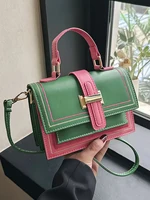 Bolso de hombro moderno y moderno para mujer, temperamento versátil, bolso cruzado a juego de colores, gran capacidad, uso diario, bolso de hombro tipo bandolera portátil para mujer