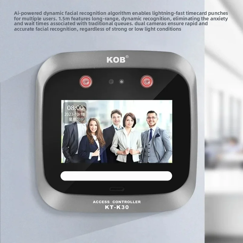 KOB Facial Attendance Machine, Fingerprint Clock in Machine, Employee Check-in Machine, Intelligent Check-in Machine