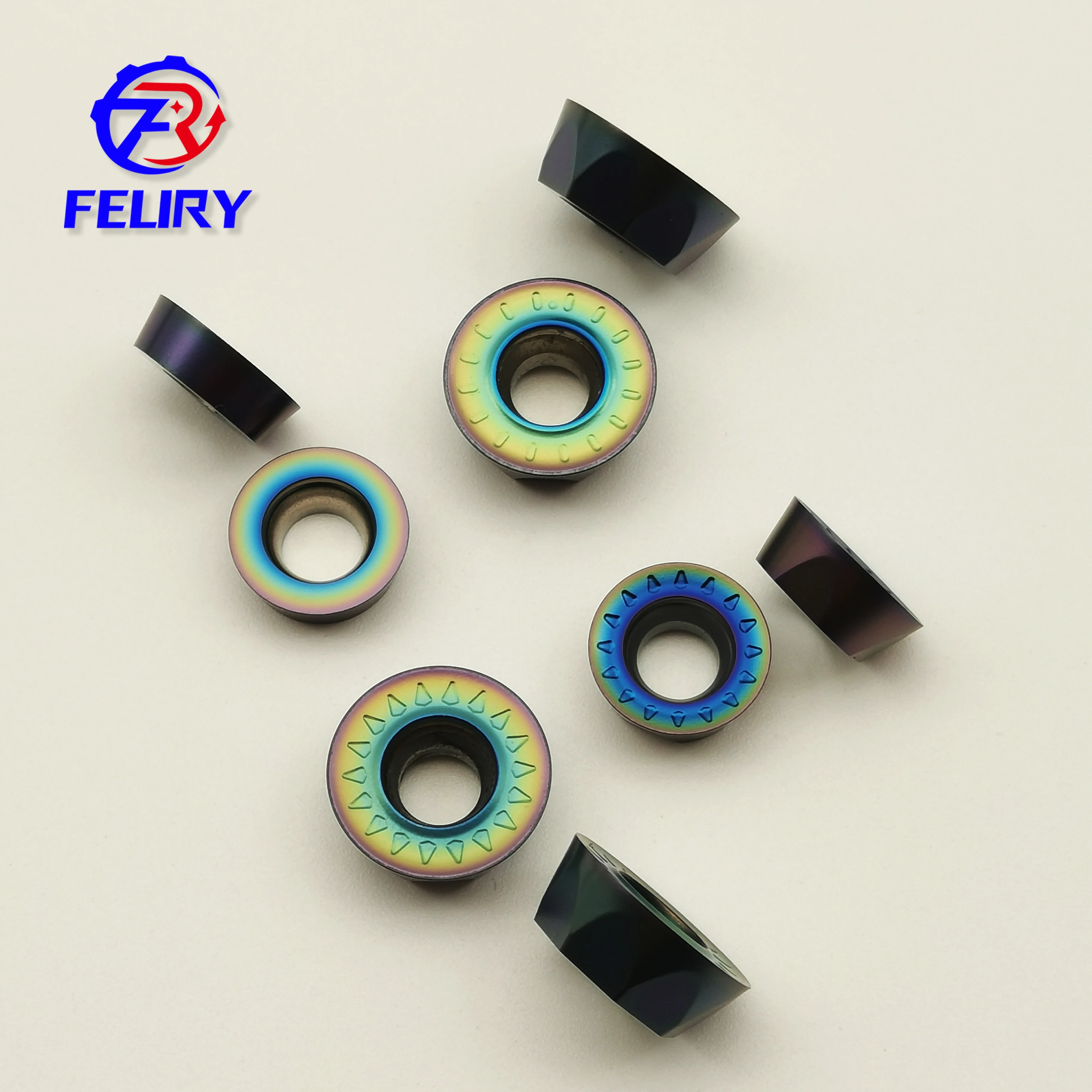 RPMT10T3 RPMT1204 RPMT1003 RPMT1204 TF618 high quality hard alloy CNC cutting tools can be used in machining hardened steel RPMT view 6