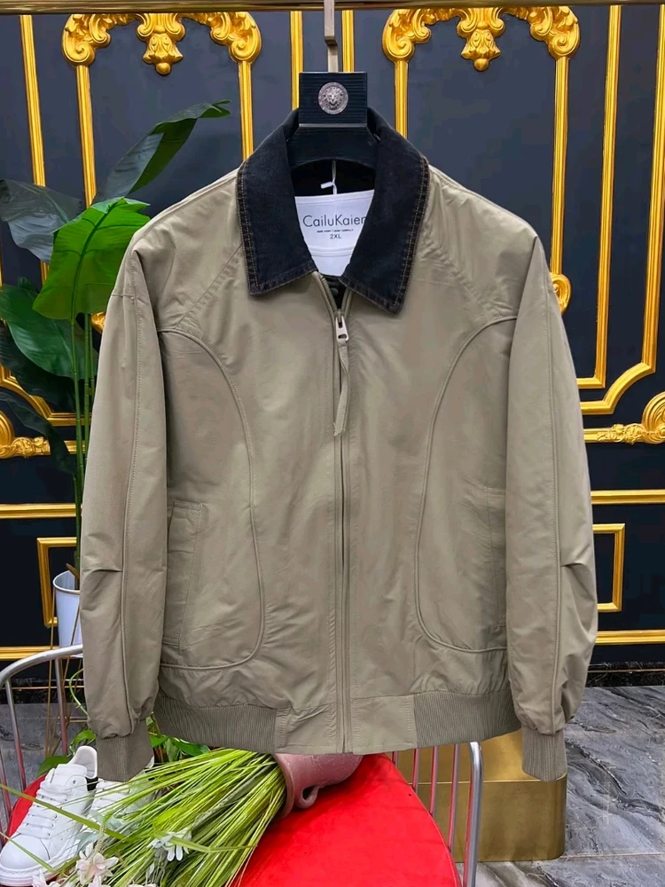 

Faionable мужской Jaet 5502, осеннее новое поступление, удобный, высококачественный, легкий, с откидным воротником, молодежный Sle