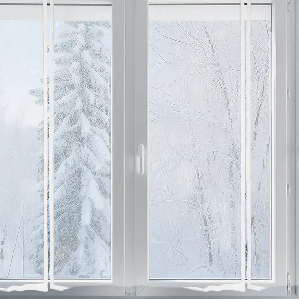 

Self-Adhesive Transparent Window Thermal Film 2024 Winter Insulation Windproof Dustproof Cover For Patio Doors Classroom Windows