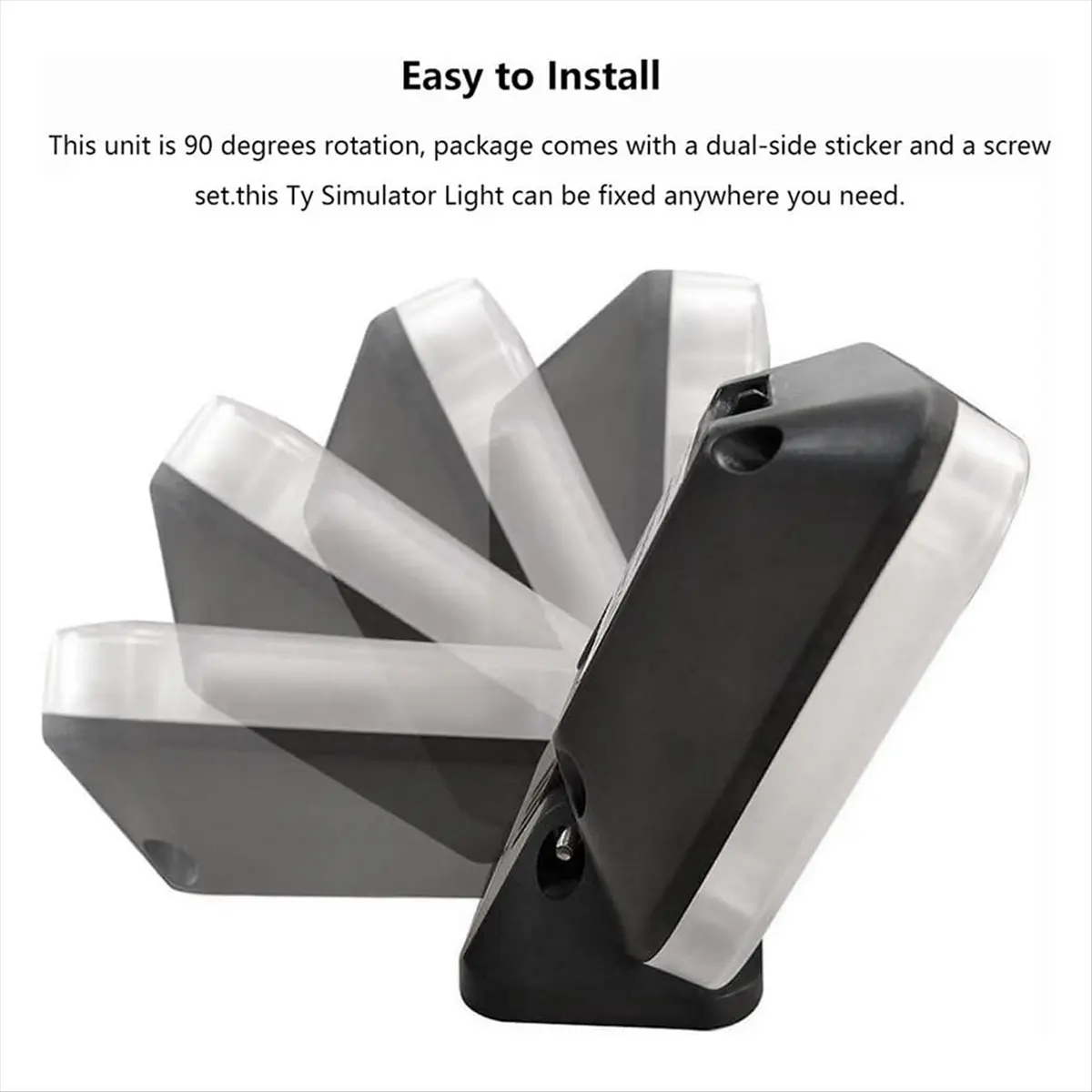 Simulator Light for Home Security-LED Deterrent Light, Timer & Sensor Anti-Burglar Protection for Your House When Away