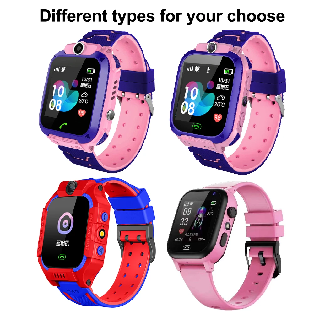 New Smart Watch Kids 4g Sim Card 2G Internet SOS Tracker Call Phone Voice Chat Photo Children Smartwatch Camera Boys Girls Gifts