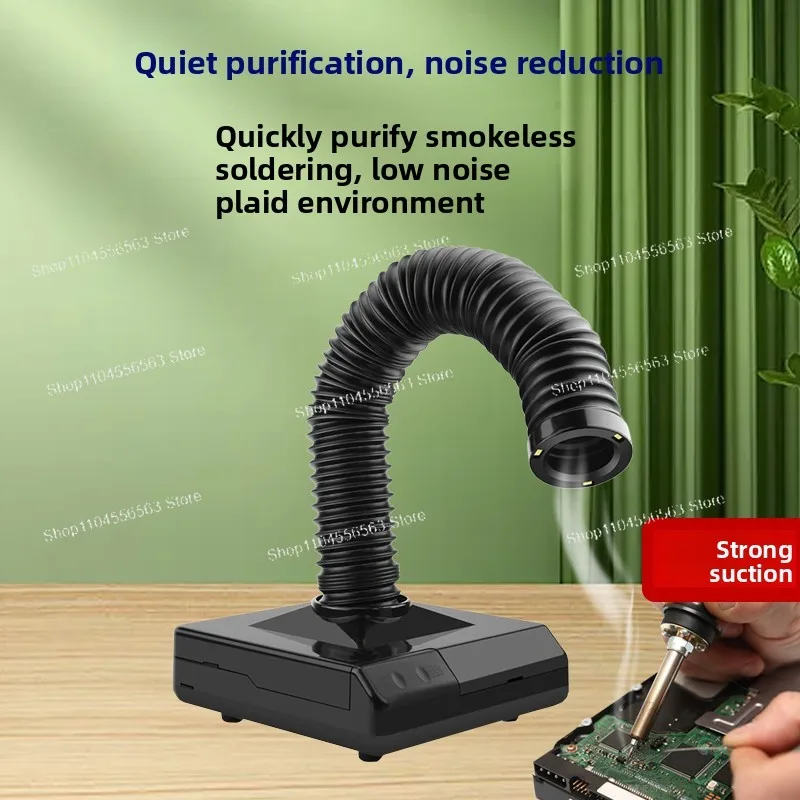 Desktop Fume Extractor, Compact Soldering Smoke Purifier, Special Filter for Welding & Repair Work