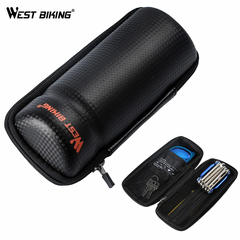 WEST BIKING Cycling Tools Capsule Apply Bottle Cage Storage Boxes Outdoor Can Store Keys Repair Tools Kit Set Glasses Bike Tools view 2