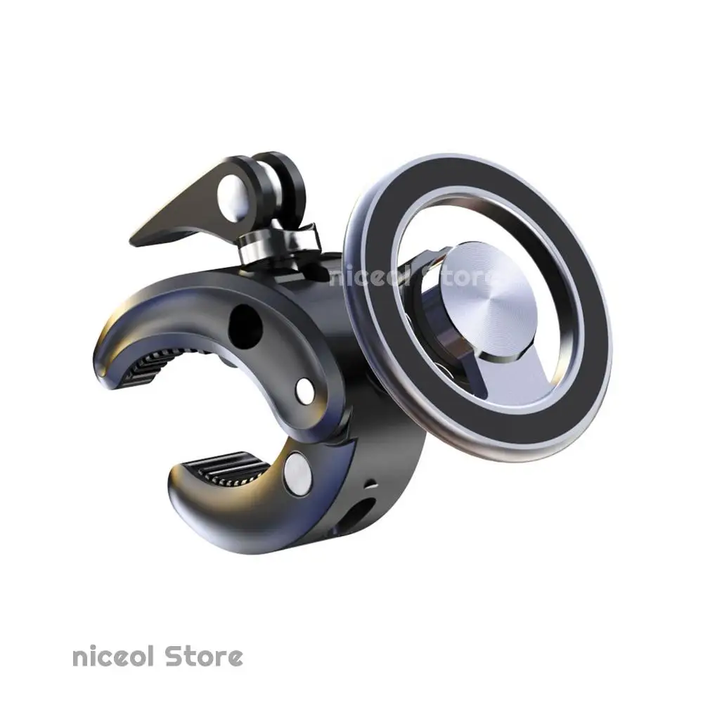 

Magnetic Phone Holder Clamp Mount with Strong Magnetic Suction & 360 Degree Rotation Mobile Phone Bracket