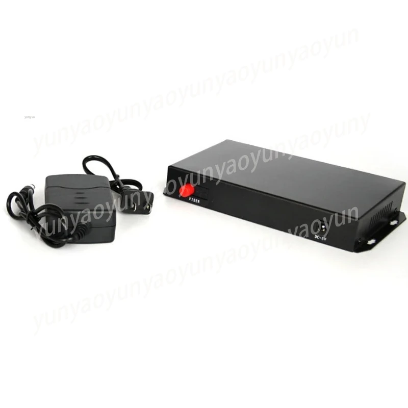 8 channel Multiplexer Telephone 11 and 1 Channel over Fiber Converter