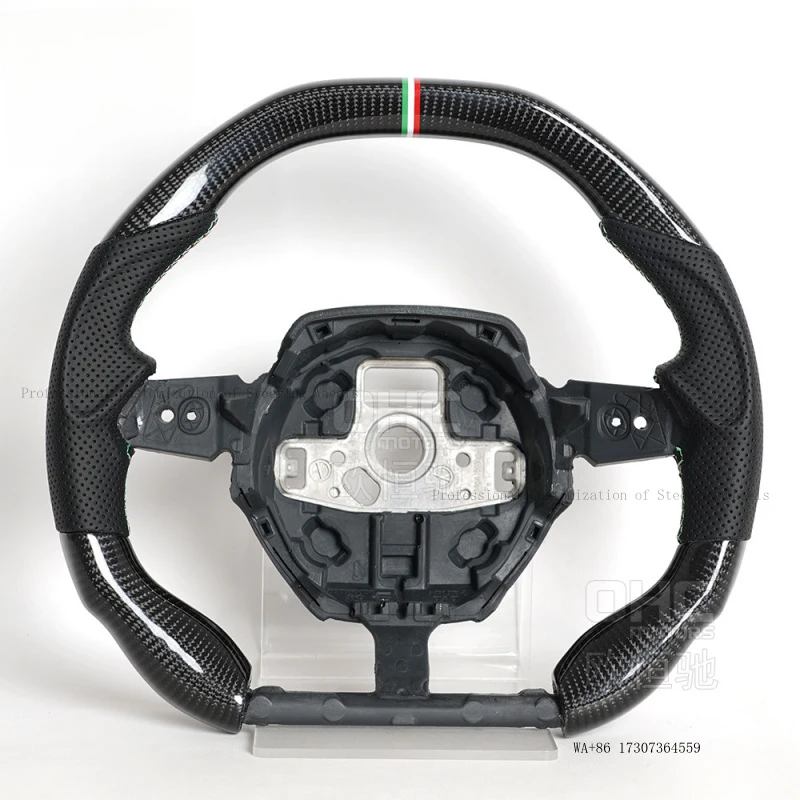 Suitable for 2014-2020 Lamborghini Huracán modification and upgrade to a carbon fiber sports car steering wheel
