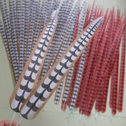 10Pcs 75-185cm Artificial Imitation Reeves Tail Feathers,Decorative Chicken Feathers for Peking Opera stage performances