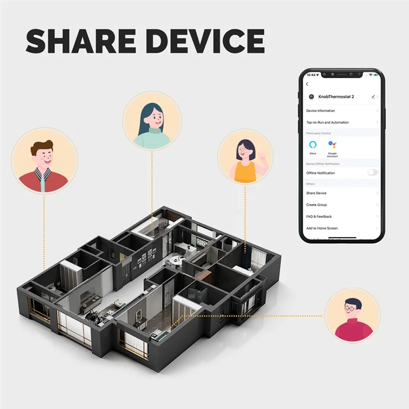 AA87 Wifi Smart Home Tombol Pemanas Termostat untuk Ketel Gas Air Pemanas Listrik Pemanas GC-Boiler