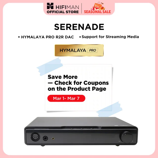 HIFIMAN SERENADE Hi-Fi DAC and Class A Headphone Amplifier with