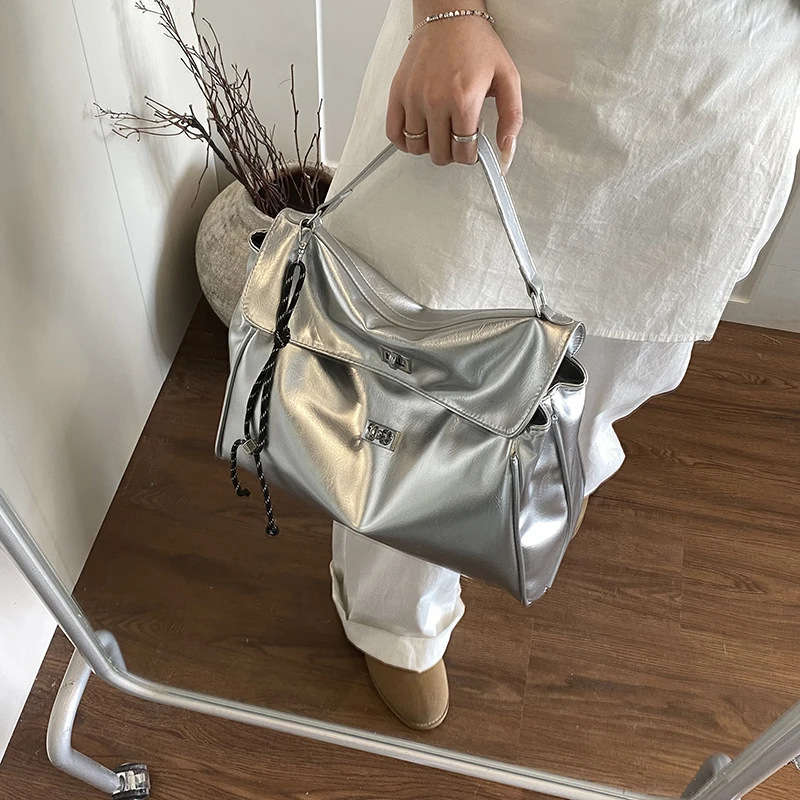 

Diaper Bag Unique Vintage Leather Tote Luxury Designer Crossbody Handbag For Women Elegant Stylish Large Capacity