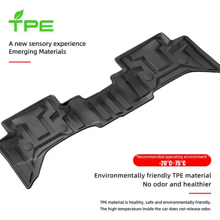 Custom TPE Material Car Floor Mats for GWM Tank 300 2021-2024 Fuel Car Mats Waterproof Non-slip Carpet Car Foot Mat Carpet Type image 4