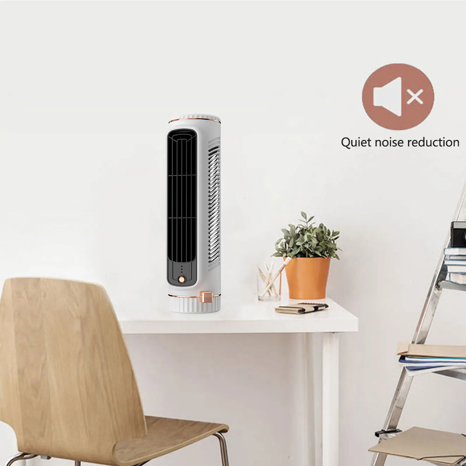 Air Cooling Fan Air Circulation Bladeless Fan Tower Fan Air Conditioner Air Cooler Fan Mute Adjustable Electric Standing Fan