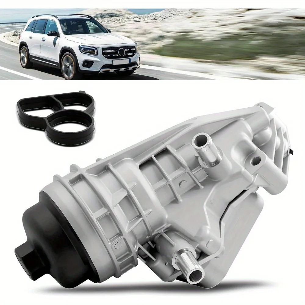 

2701800610 Aluminum Engine Oil Cooler for Benz A, B, CLA, GLA Class W176 W246 C117 X156 A180 200 260 B180 200 260 CLA180 200
