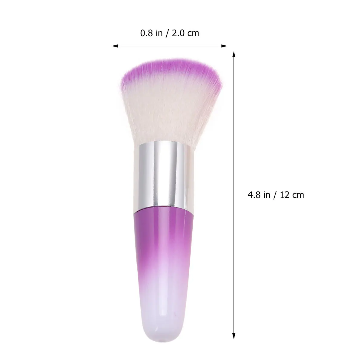 Brosse anti-poussière pour ongles en acrylique, outil de manucure professionnel à usage domestique, brosse anti-poussière pour Nail Art, poudre douce en laine, 2 pièces