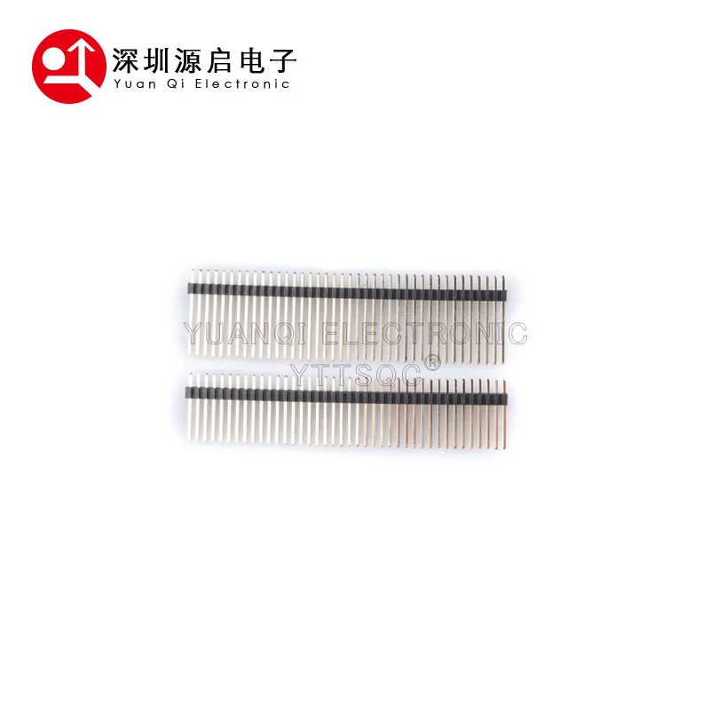 1.27mm 1.27 Single Double Row Male 1X40P 2*50P Breakaway PCB Board Pin Header Long 11mm 12mm 14MM Connector Strip Pinheader