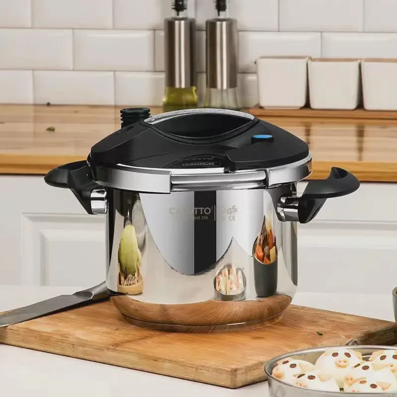 

Pressure Cooker 5/6L Multifunctional Pressure-Limited Explosion-proof Pressure Cooker Stainless Steel Kitchen Pressure Pot