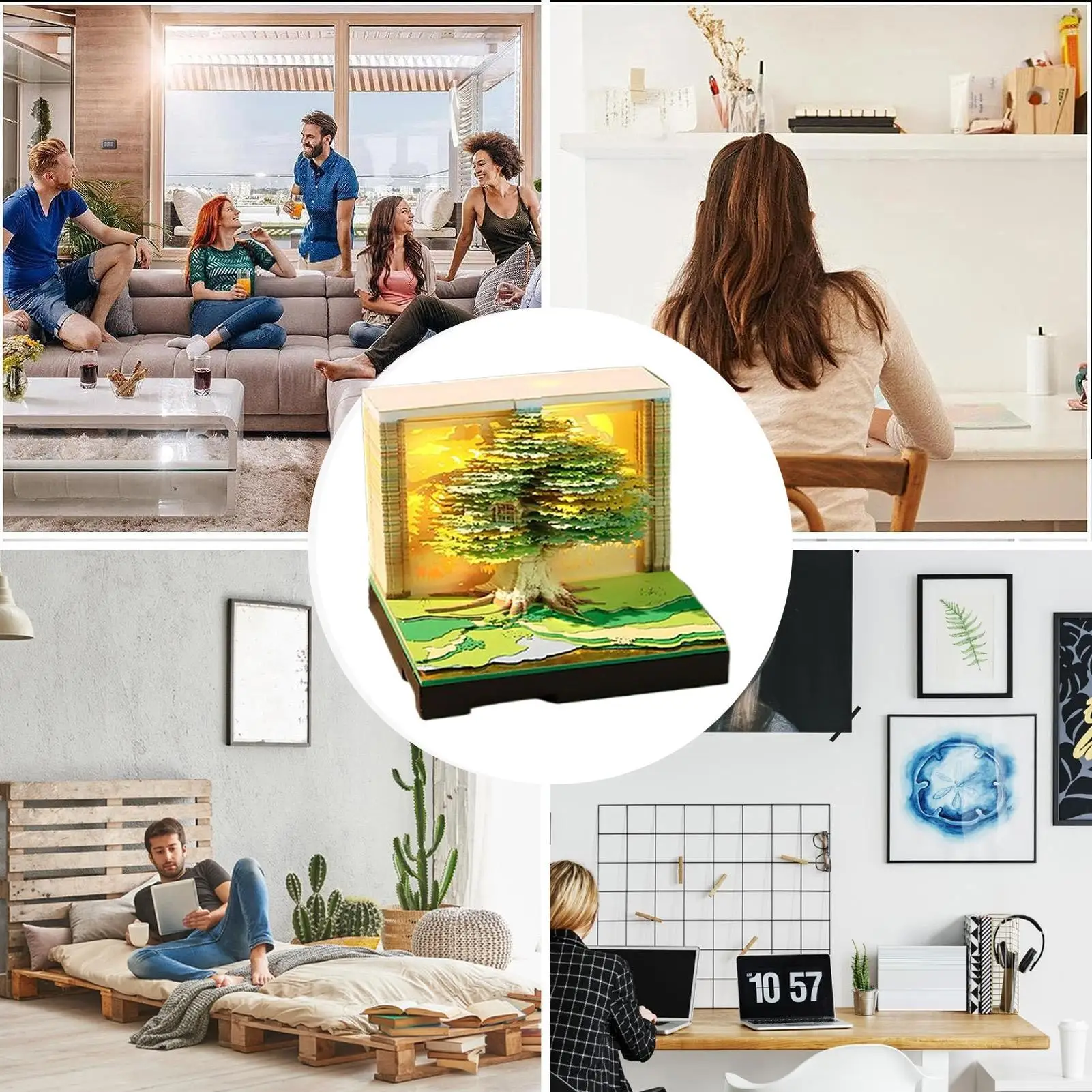 

3D Calendar 2026 Memo Pad 3D Calendar Decorative Tear Away Memo Pad For Executive Assistants School College Students Teachers