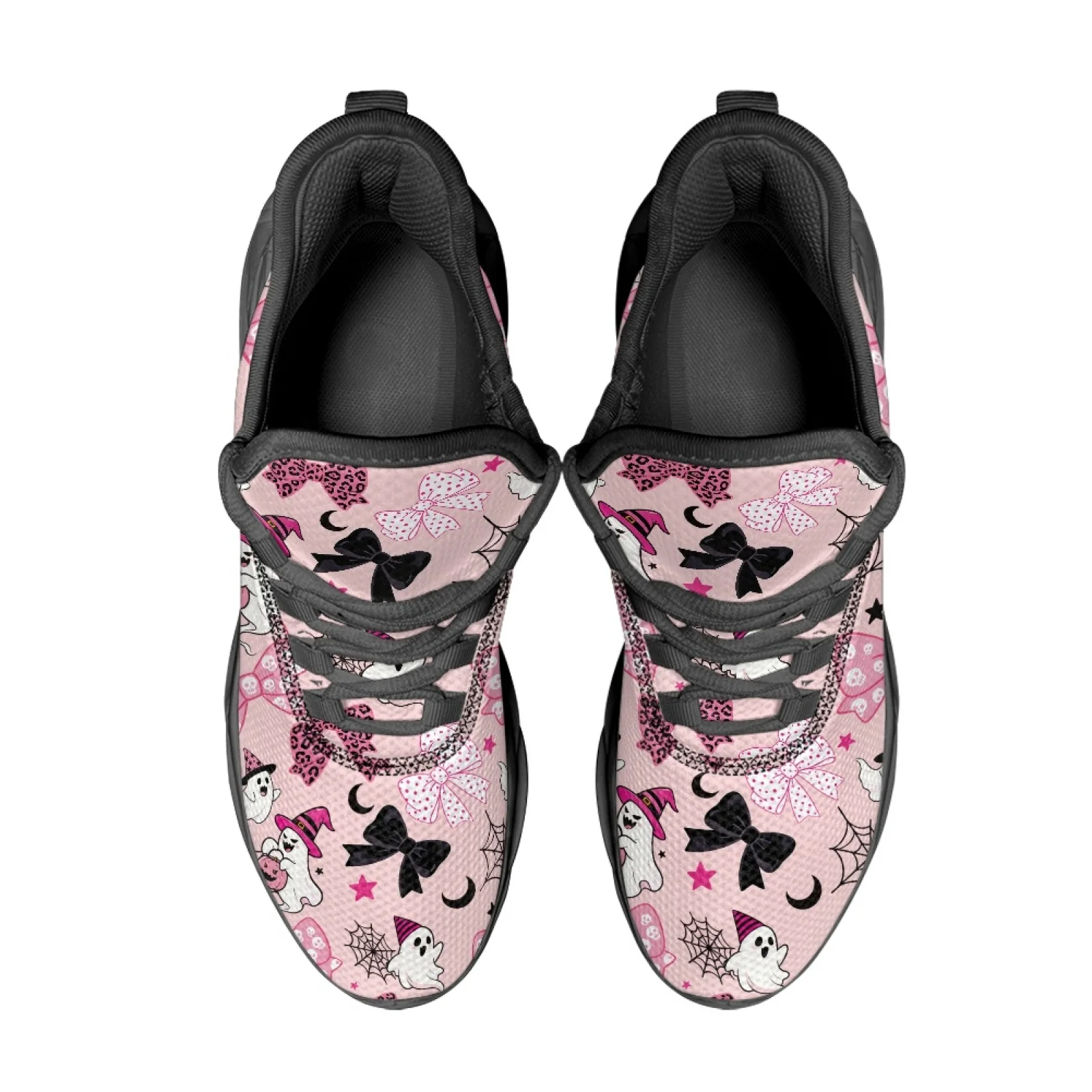 PENSTROLL PENSTROLL Pink Ghost Print Breathable Running Shoes Men's Tennis Shoes for Man Fashion 2026 Jogging All Season