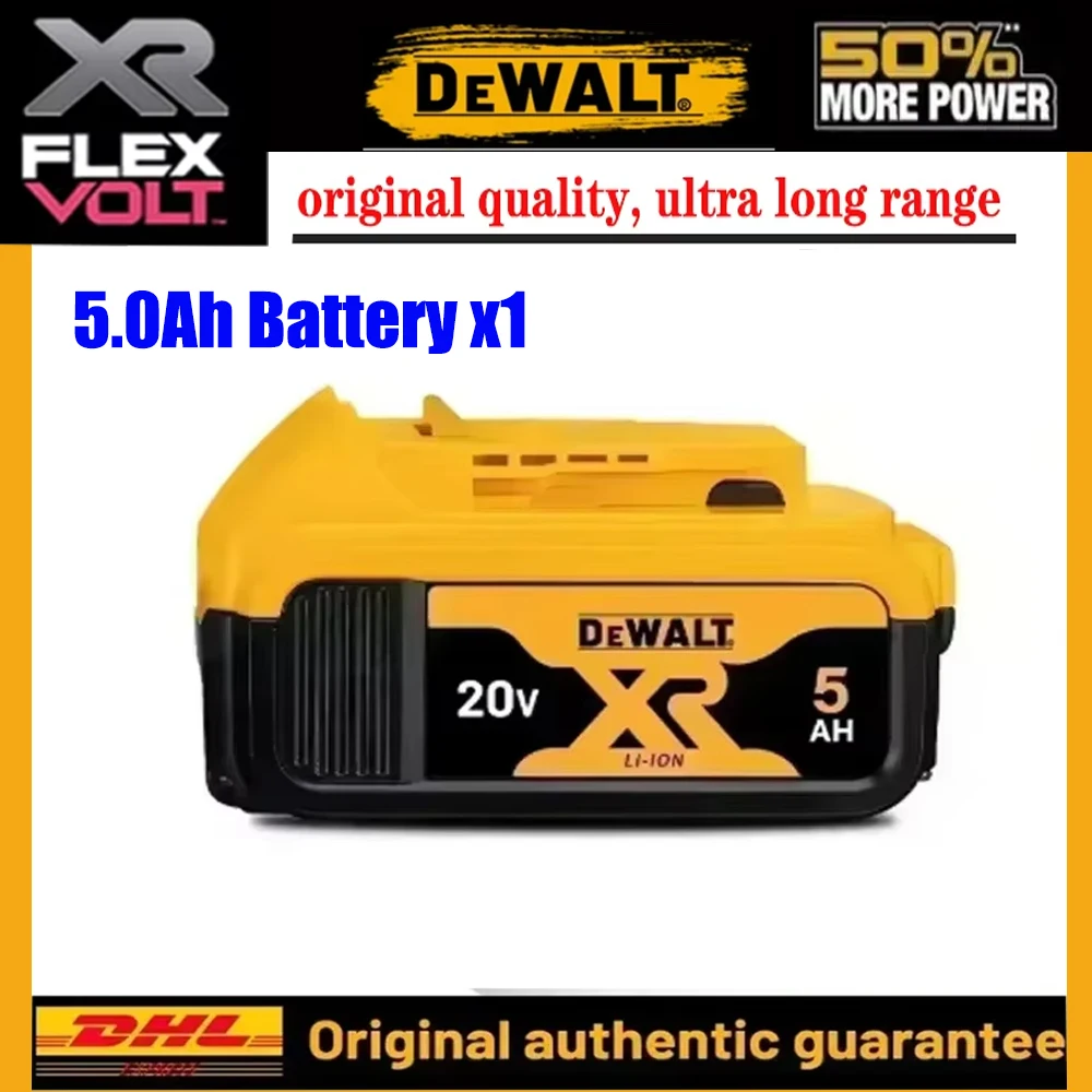 original Dewalt 20V DCB206, DCB205, DCB200 tool battery 20V 60V battery 9.0Ah rechargeable lithium battery, BDC112 charger