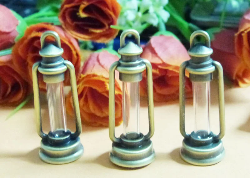 

100PCS Hurricane Lamp rice writing vials & glass vial & Glass Vials For Rice Jewelry