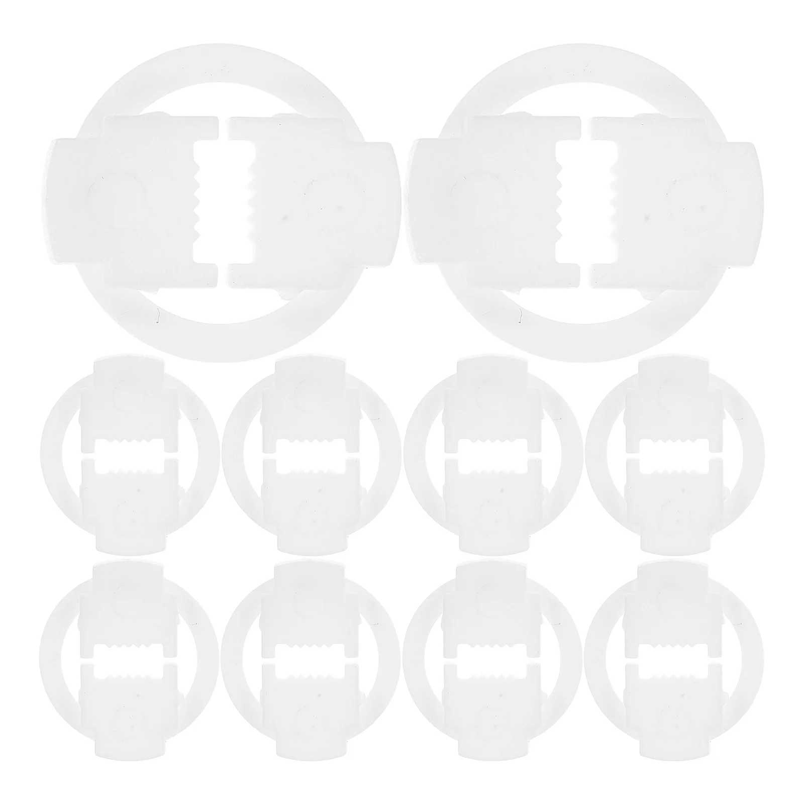 

100Pcs Durable Power Cord Holder Clips Secure Grip Easy Installation Outdoor String Light Hangers Light Clamp Cord Clips