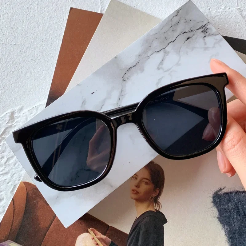 Pc Frame Rectangle Sunglasses Women Men Vintage Round Black Square Sun Glasses for Male Shades Female Eyewear sunglasses