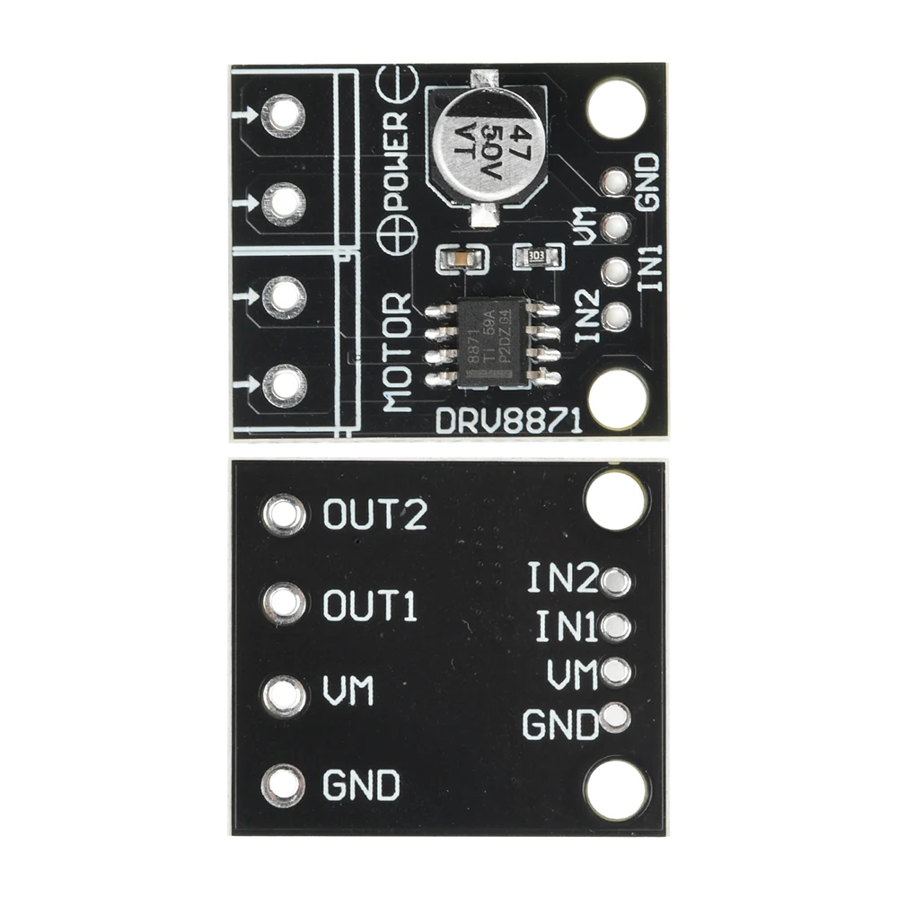 5/1PCS DRV8871 H-Bridge Brushed Motor Driver Breakout Board PWM Control Driver Module 3.6A Internal Current Sense DC 6.5V To 45V