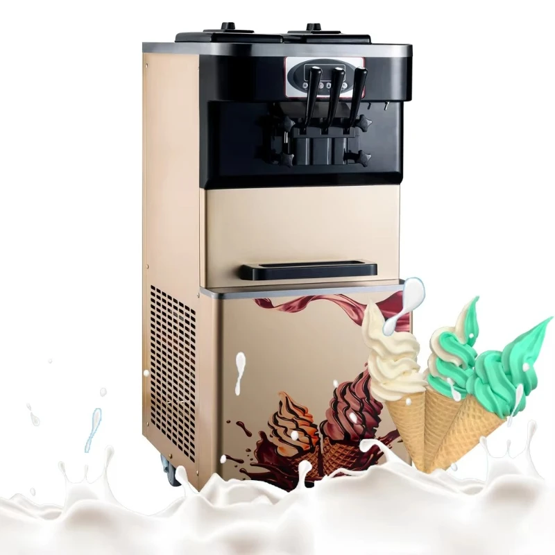 

High-yield Quick-frozen 3-flavor Ice Cream Blender for Food and Beverage Service