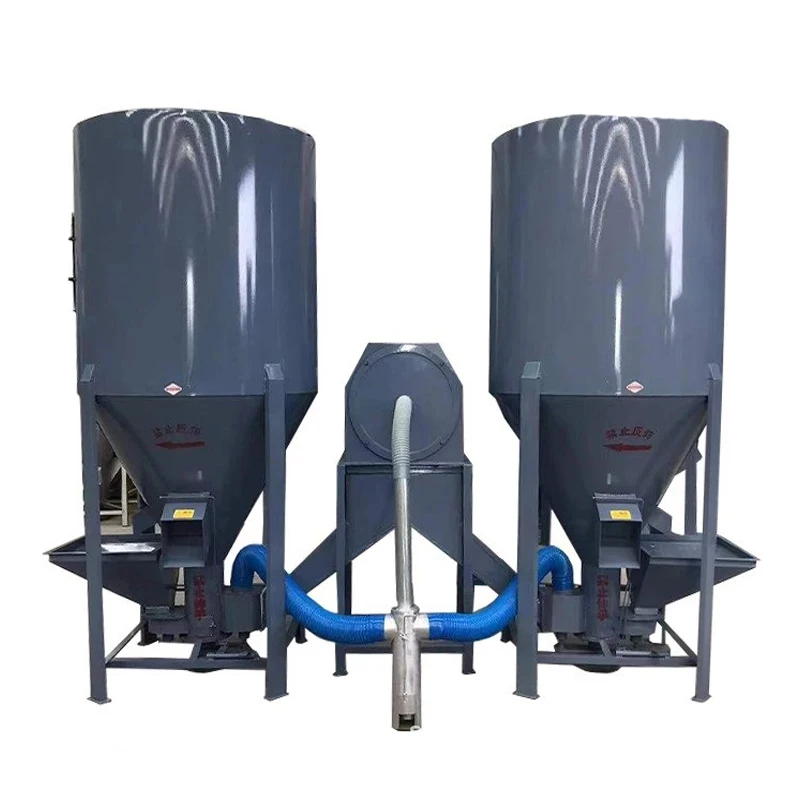 

Automatic New Animal Pellet Machine High-Efficiency Engine Poultry & Livestock Feed Mixer And Grinder