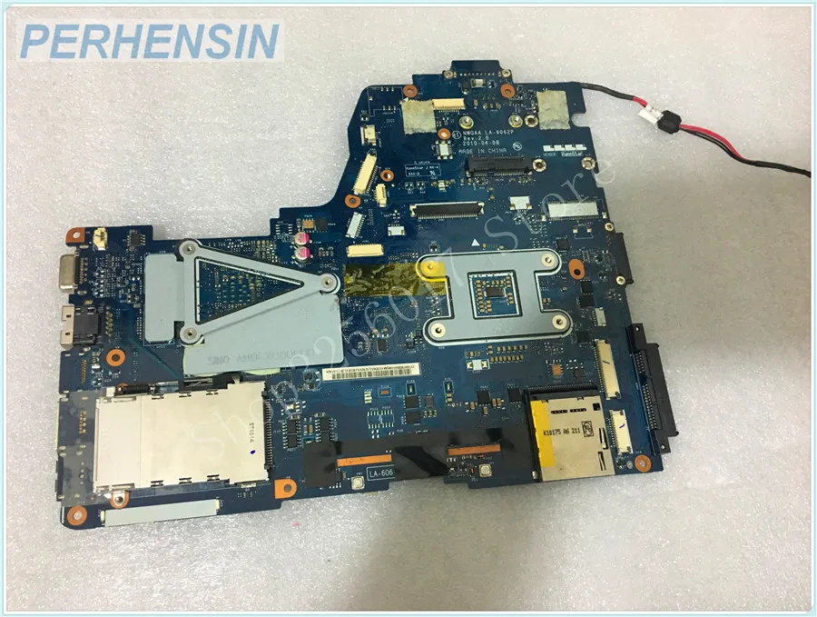 For Toshiba  Satellite A665 A660 Laptop Motherboard  NWQAA LA-6062P K000106380 HM55 100% Test OK Free Shipping