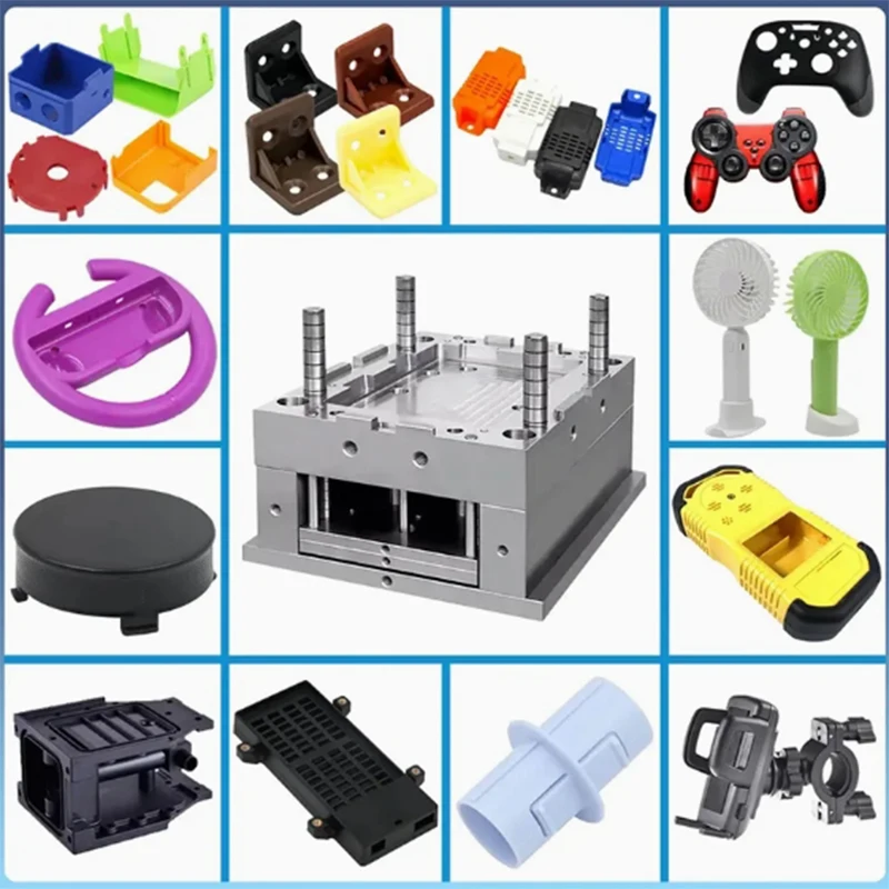 

Injection Molded Parts Manufacturing mold steel for injection molds, efficient molding of multi-material plastic products.