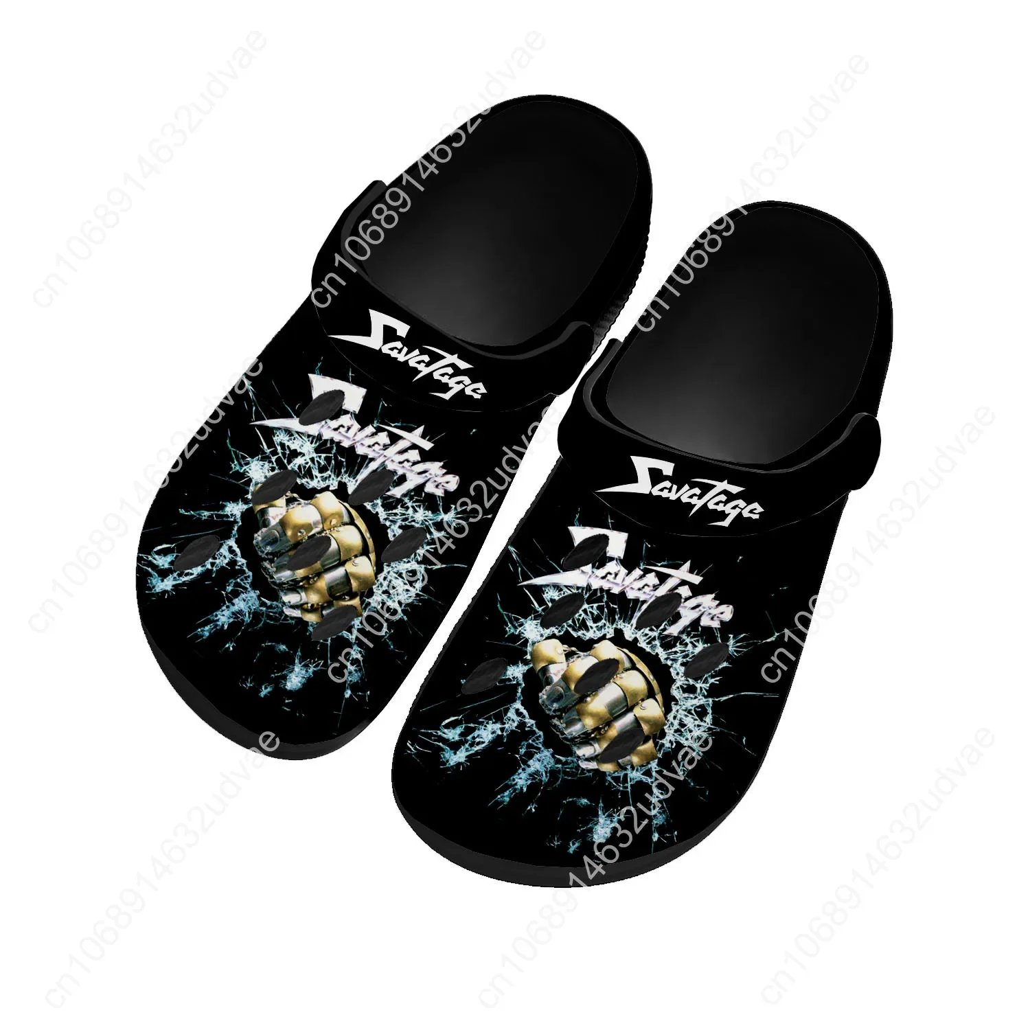 

Savatage Home Custom Sandals Women Teenager Fashion Water Shoe Heavy Metal Garden Breathable Comfort Beach Hole Slippers