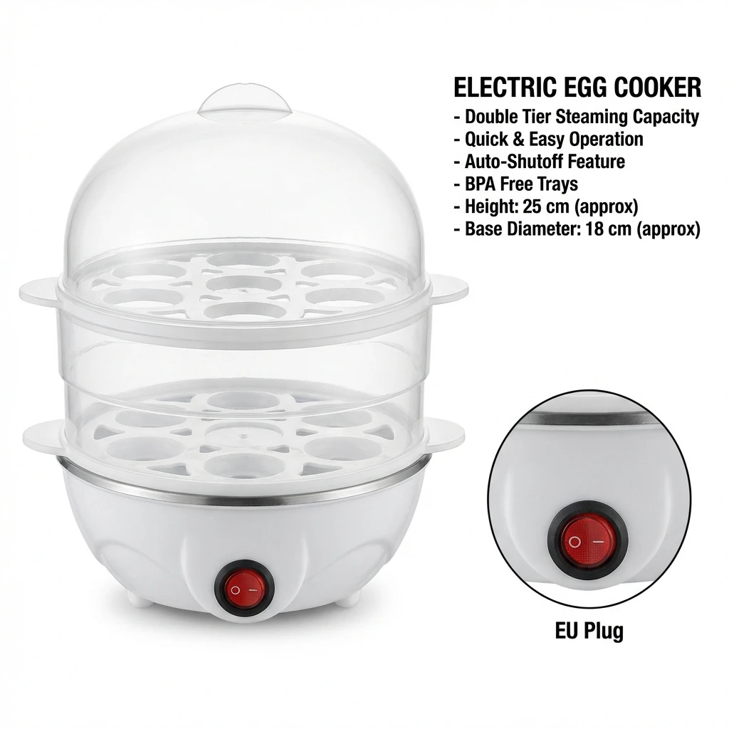 Double Layer Egg Cooker 3