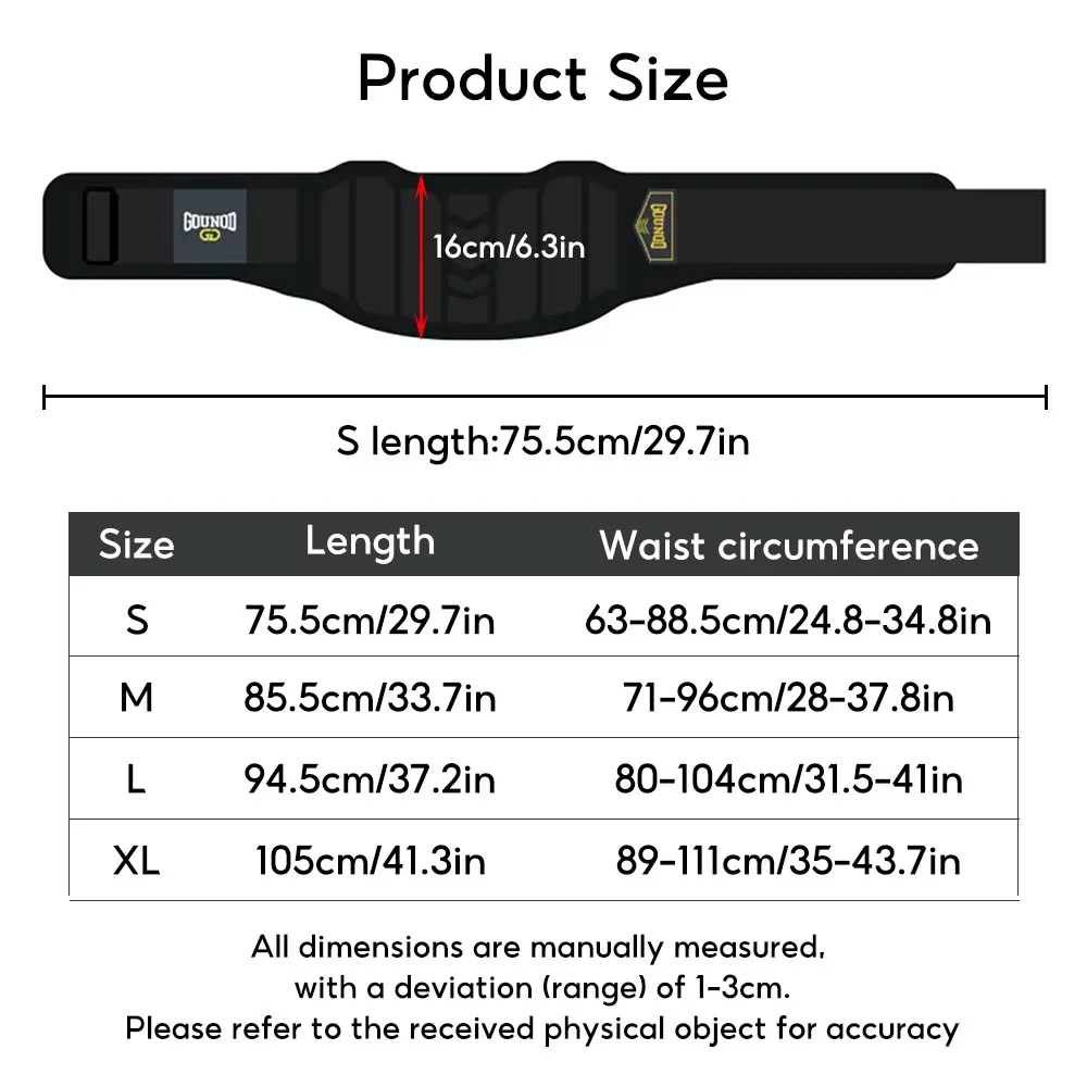 Adjustable Fitness Belt Designed for The Abdomen - Made from Sweat-Wicking, Durable Polyester Featuring a Hook-And-Loop Fastene