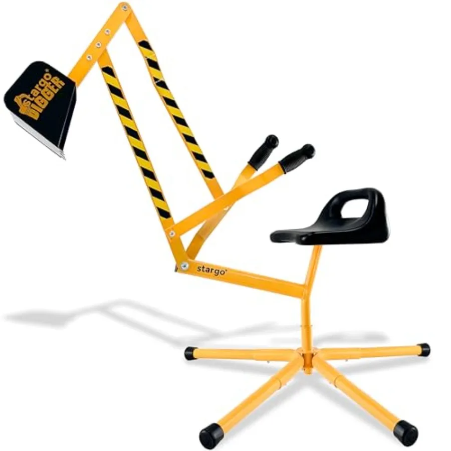 

Детский экскаватор-пескокопатель Stargo: игрушка для пляжа и улицы, для песочницы, из прочной стали, вращение на 360°, для ролевых игр