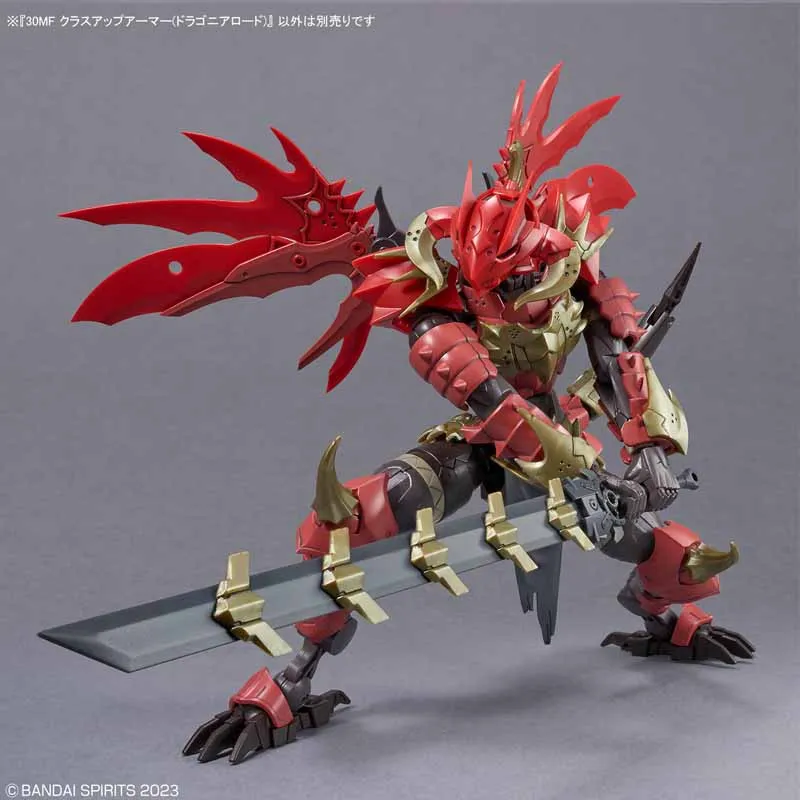 Bandai Original GUNDAM 30MF DRAGONIA LORD Anime Action Figure Assembly Model Toys Collectible Model Ornaments Gifts