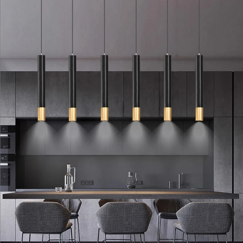 Neue moderne minimalistische Wohnzimmer-Pendelleuchte, Esszimmer-Pendelleuchte, einzigartige LED-Innenbeleuchtung