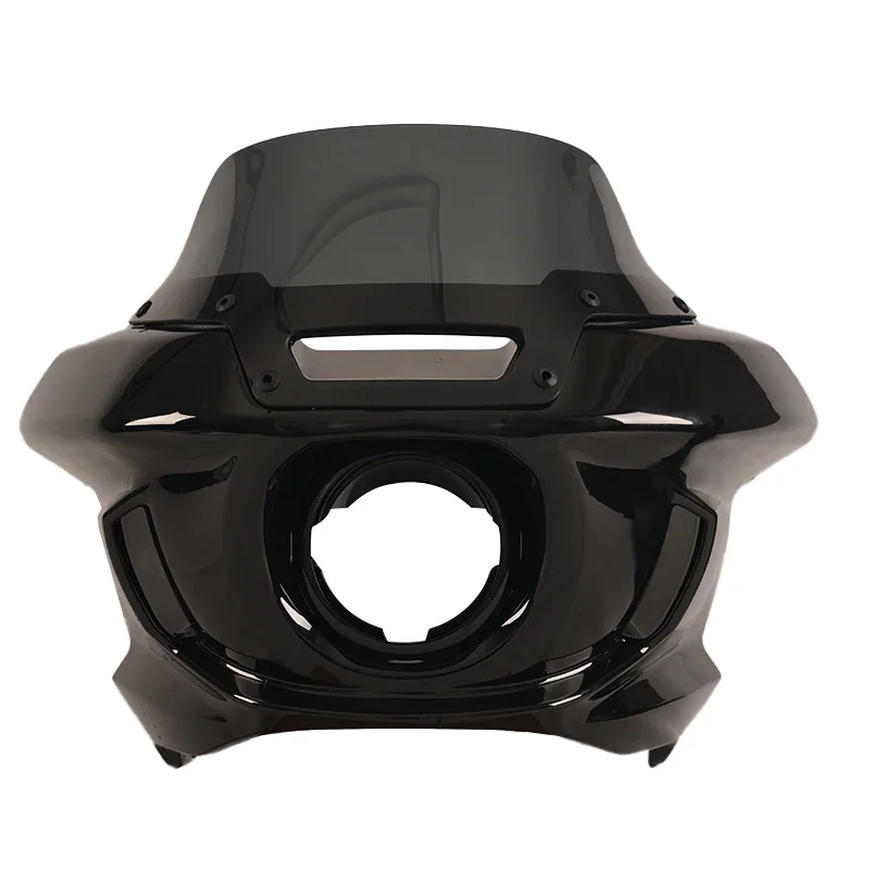 Motorcycle Culb Style ST Headlight Fairing with 6 Inch Windshield Bracket for  Softail FLXR FXLRS 2018 up